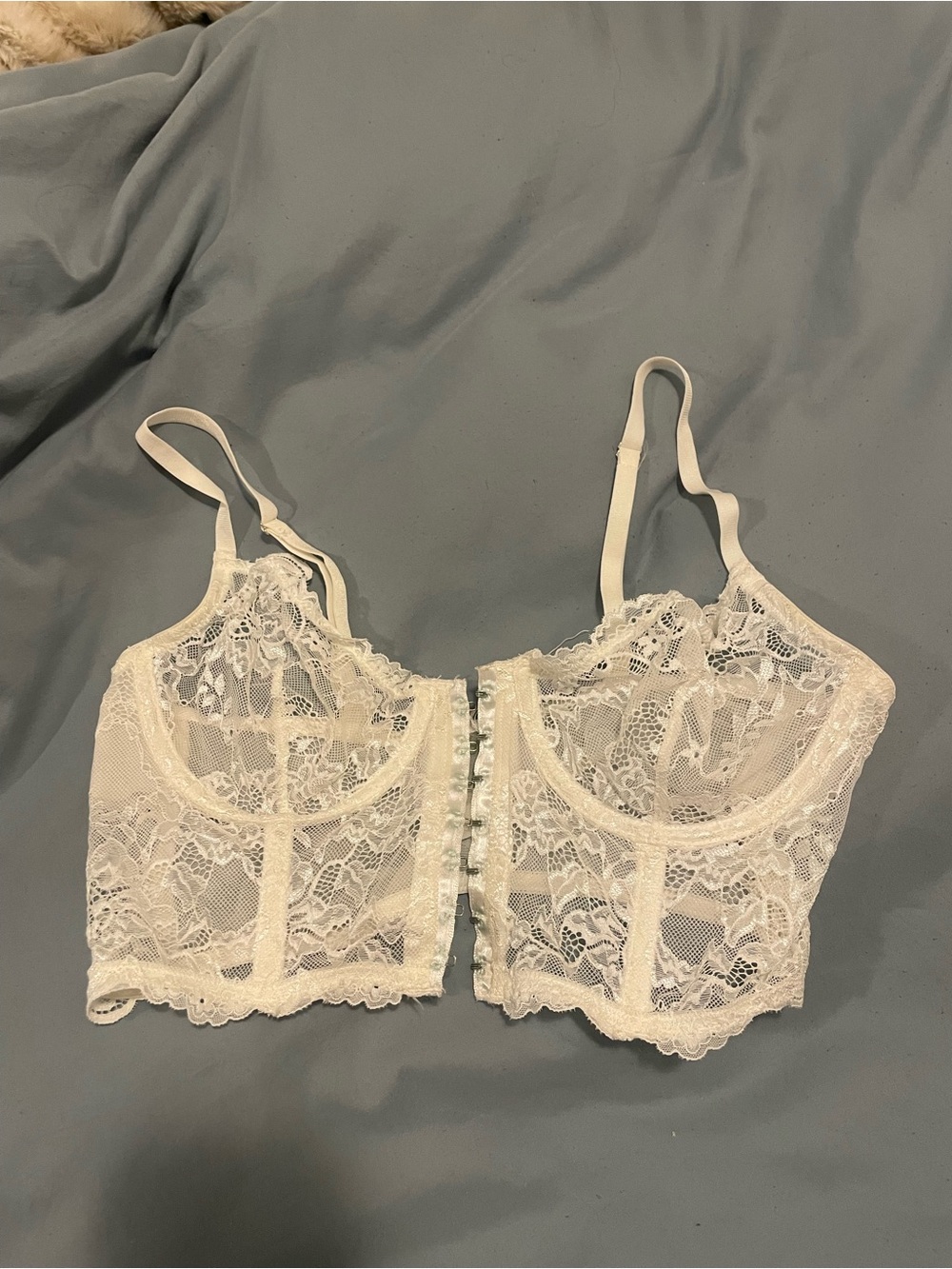 Lace Front-Close Bralette